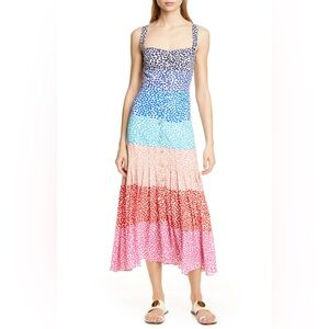 Philosophy tiered button down midi dress